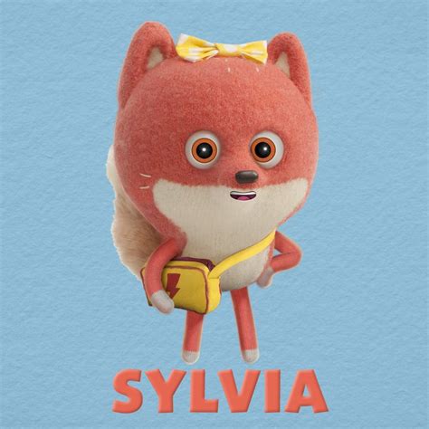 sylvia the fox orange eye.